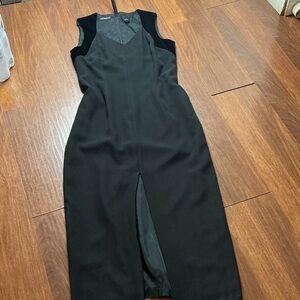 Liz Claiborne Black Midi Dress